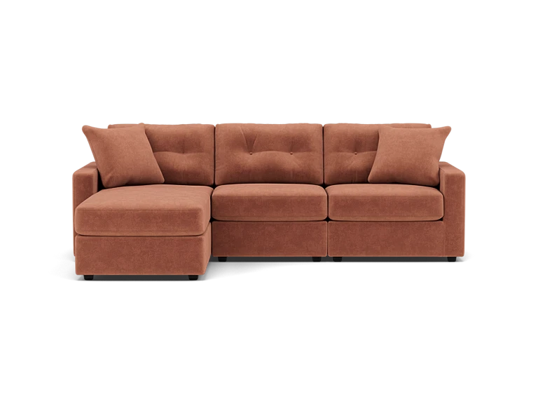 Drew & Jonathan Home Modular One 3-Pc. Wall Saver Power Reclining Chaise Sofa